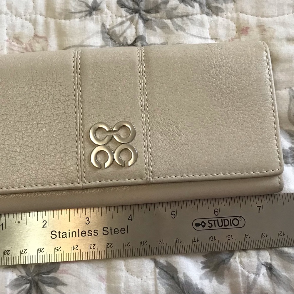 Coach, vintage cream coloured wallet